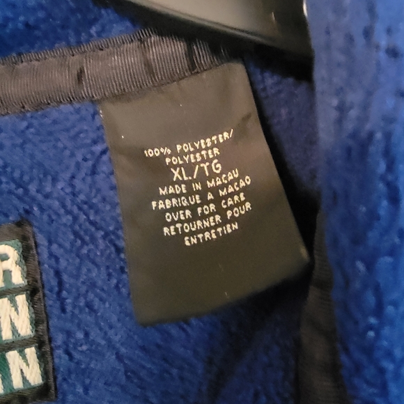 OUTDOOR URBAN TERRAIN Mens size XL Royal blue fleece pull over - Picture 2 of 4